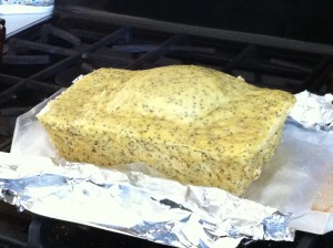 lemon poppyseed bread from the microwave